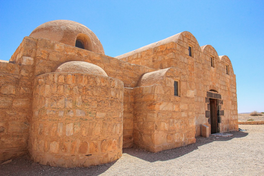 antica residenza omayade con forme arrotondate