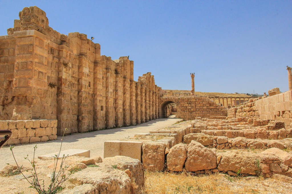 Guida alla visita di Jerash mura dell'antica città romana