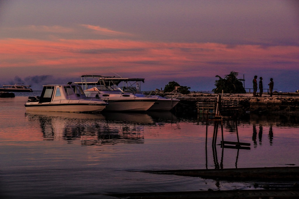 barche al tramonto