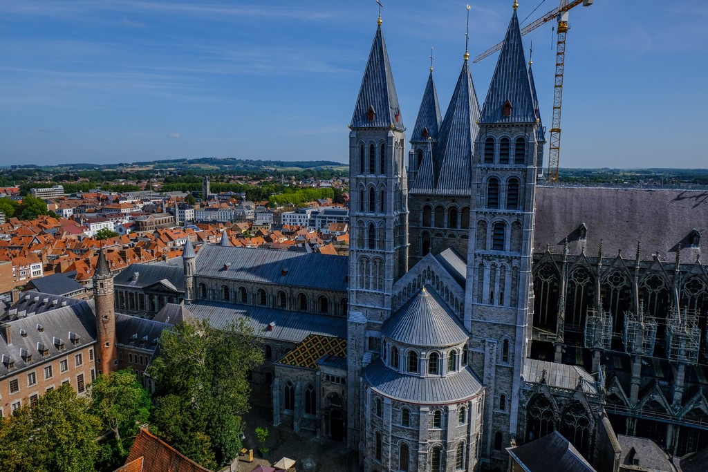 La cattedrale vista dall'alto del Beffroi