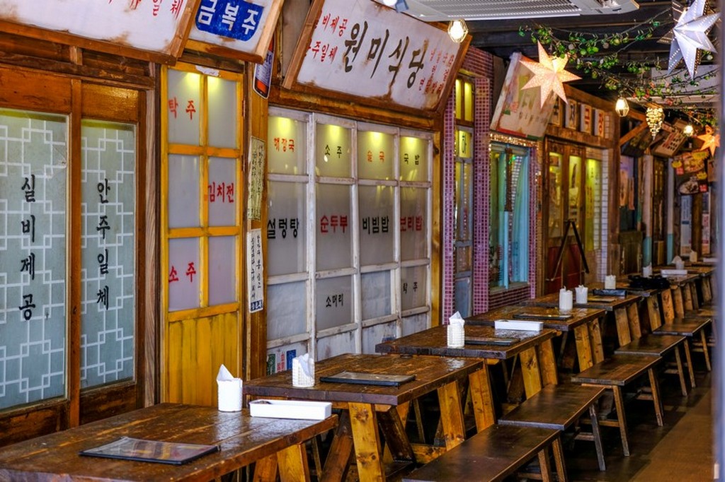 interno di un ristorante coreano