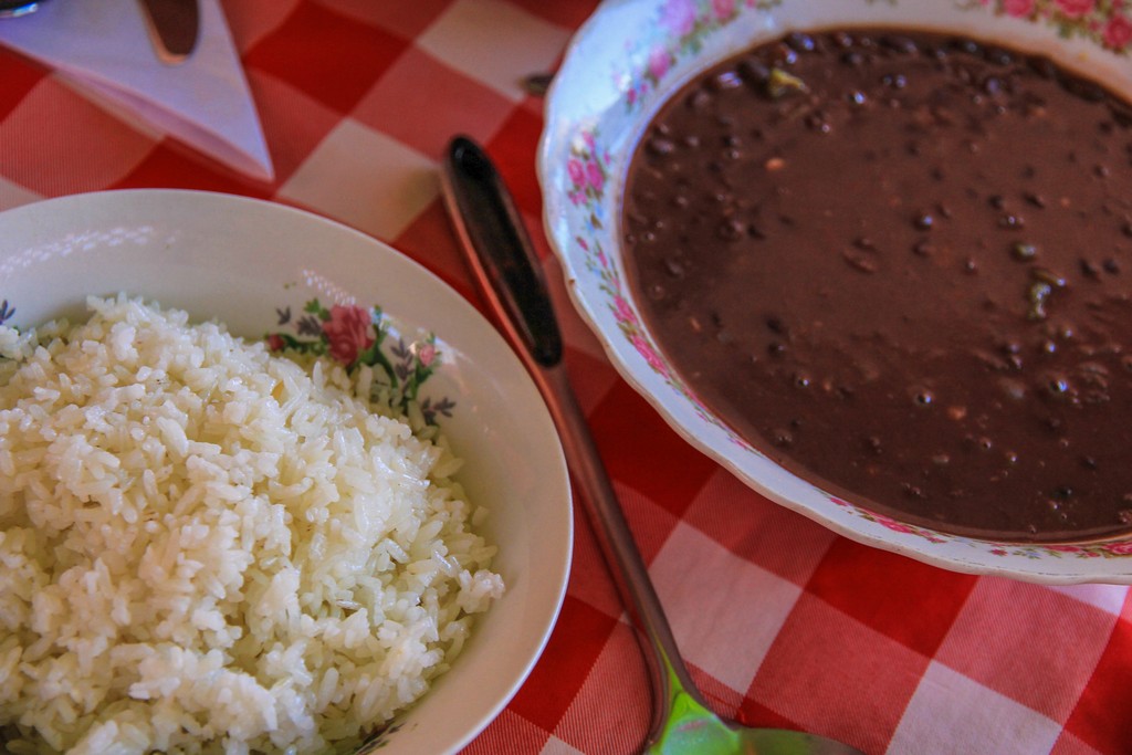 riso con fagioli neri cubana