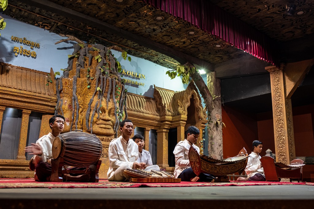 orchestra per danza apsara cambogiana