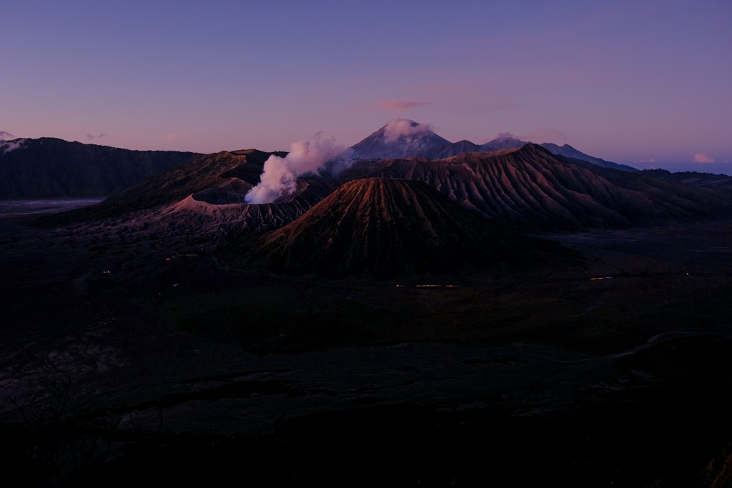 itinerario in indonesia 3 settimane prima dell'alba su MOnte bromo