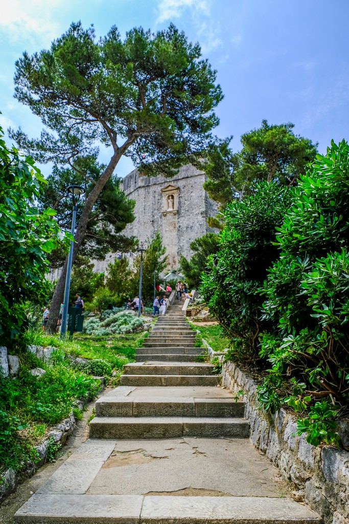 cosa vedere a dubrovnik scalinata alla fortezza