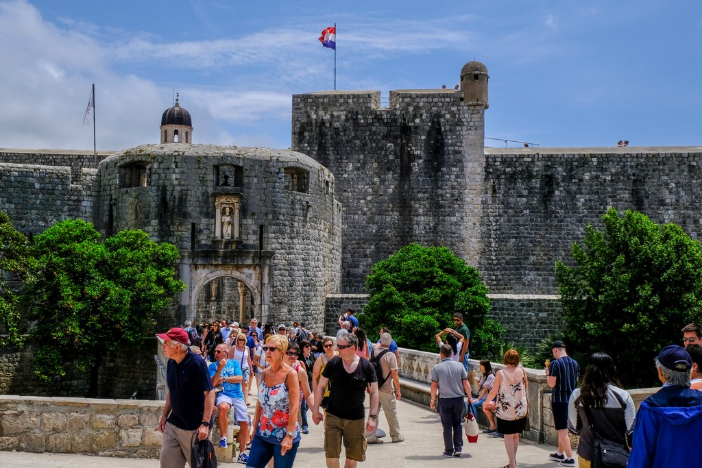 cosa vedere a dubrovnik L'ingresso della Città Vecchia a Porta Pile