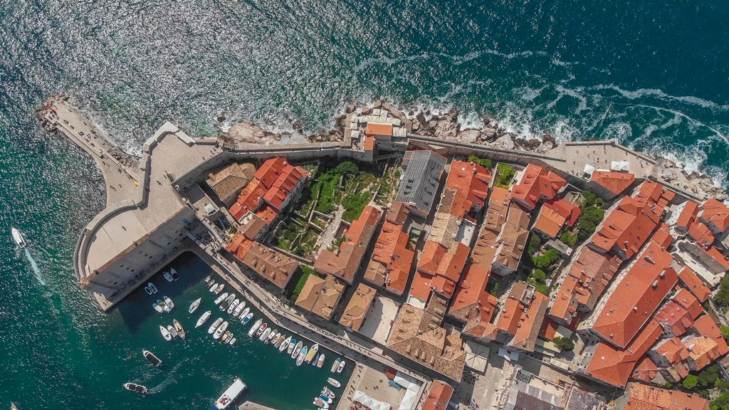 cosa vedere a dubrovnik La Fortezza di San Giovanni vista dall'alto