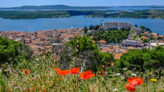 guida alla visita di sebenico: vista dall'alto