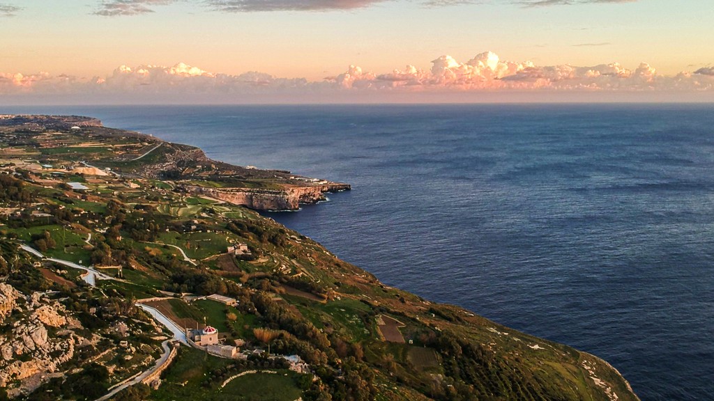 Visita alle Dingli Cliffs vista aerea delle scogliere