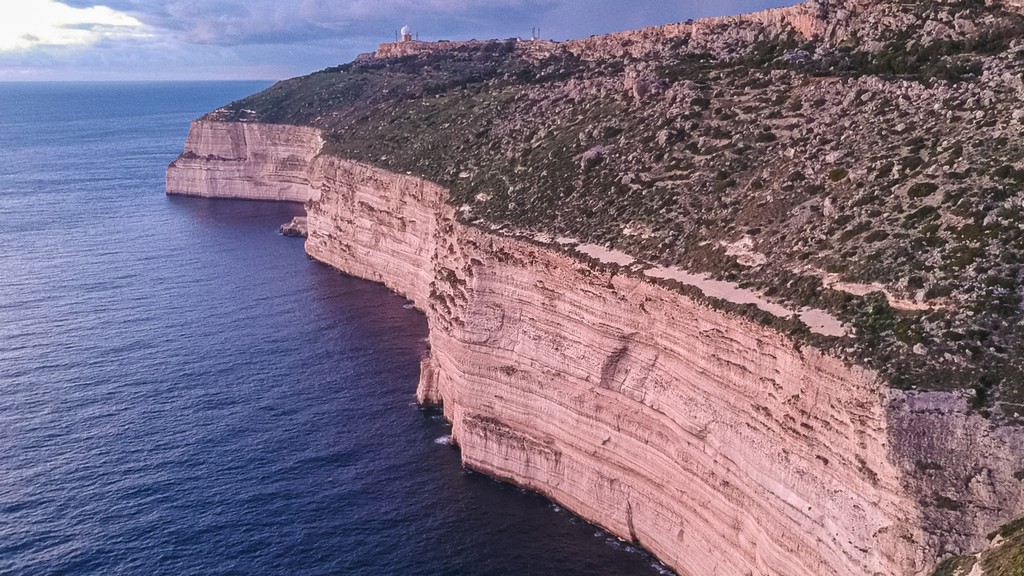 Visita alle Dingli Cliffs vista aerea delle scogliere