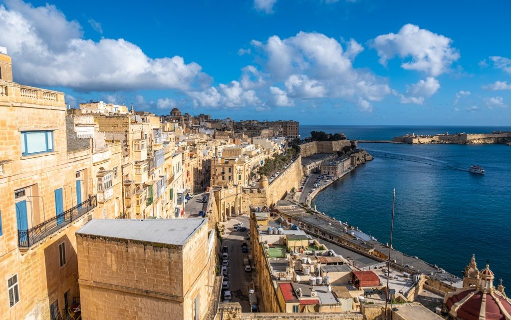 un giorno a la valletta panorama dei palazzi