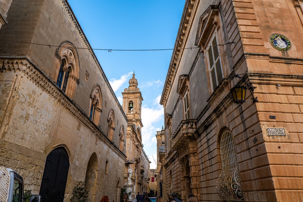 Visita a Mdina vicoli di Mdina