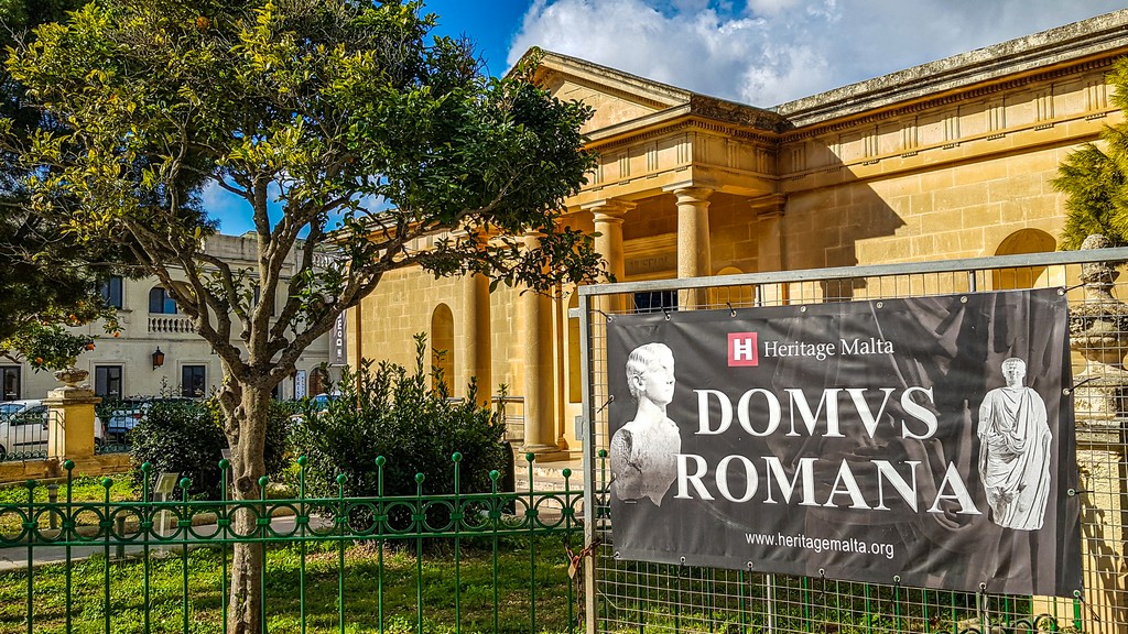 Visita a Mdina facciata della domus romana