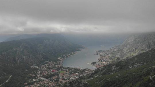 Visita alle Bocche di Cattaro vista del fiordo dall'alto