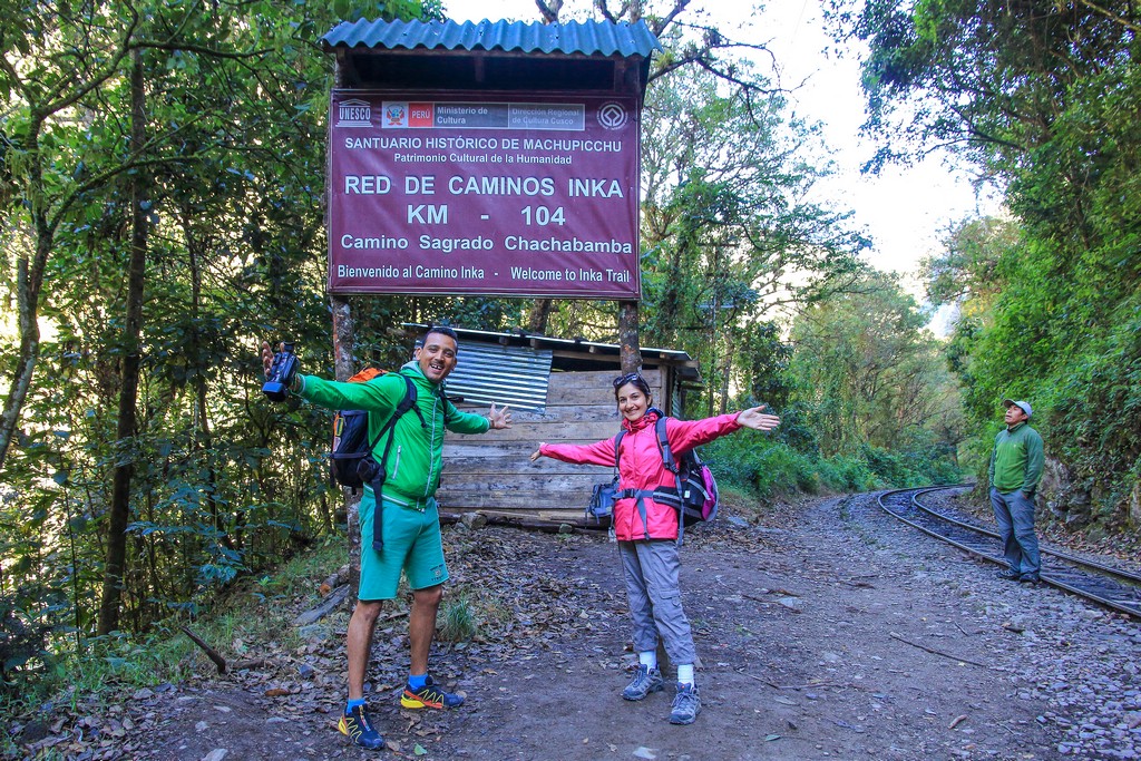 Guida al Camino Inca di 2 giorni stazione di partenza del camino inca con persone