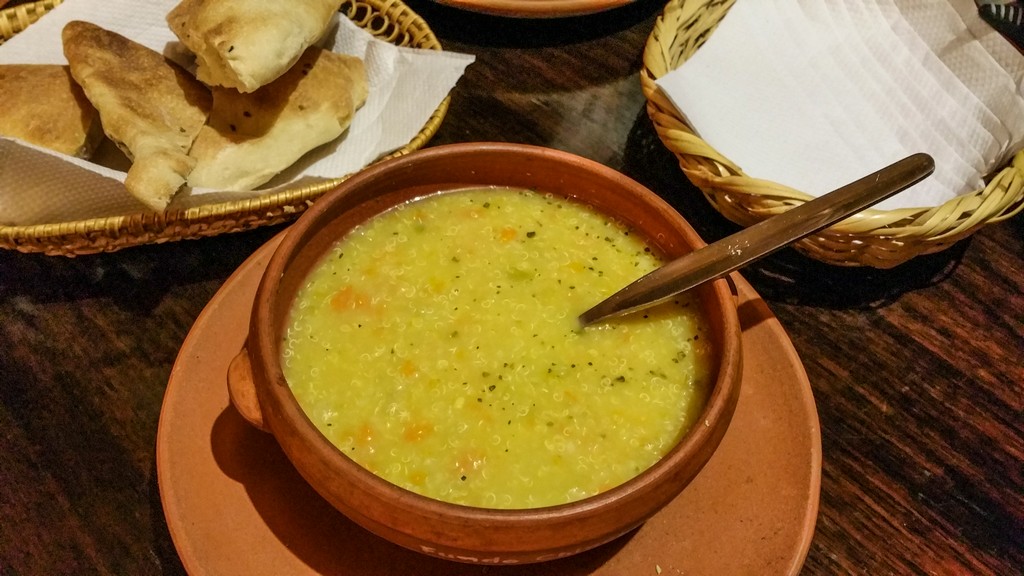 come organizzare un viaggio in Perù Sopa de quinoa a La Casa del Corregidor di Puno