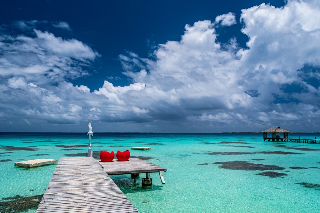 pontile sul mare