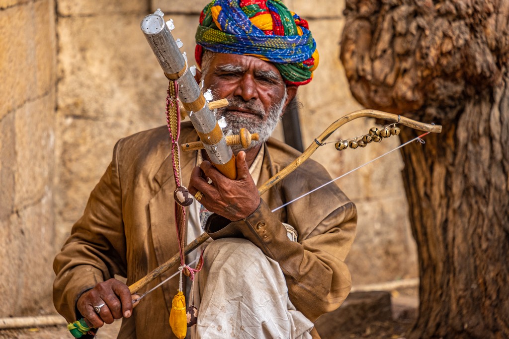 cose da fare a Jaisalmer musicista di strada