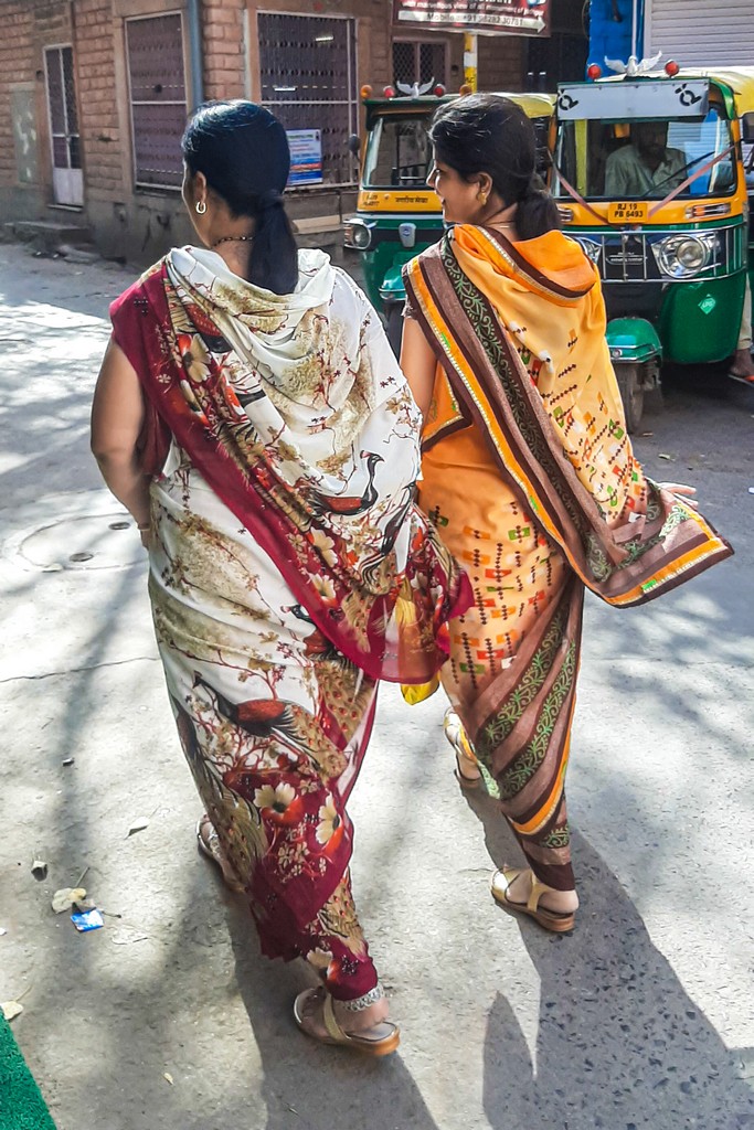 donne in sari