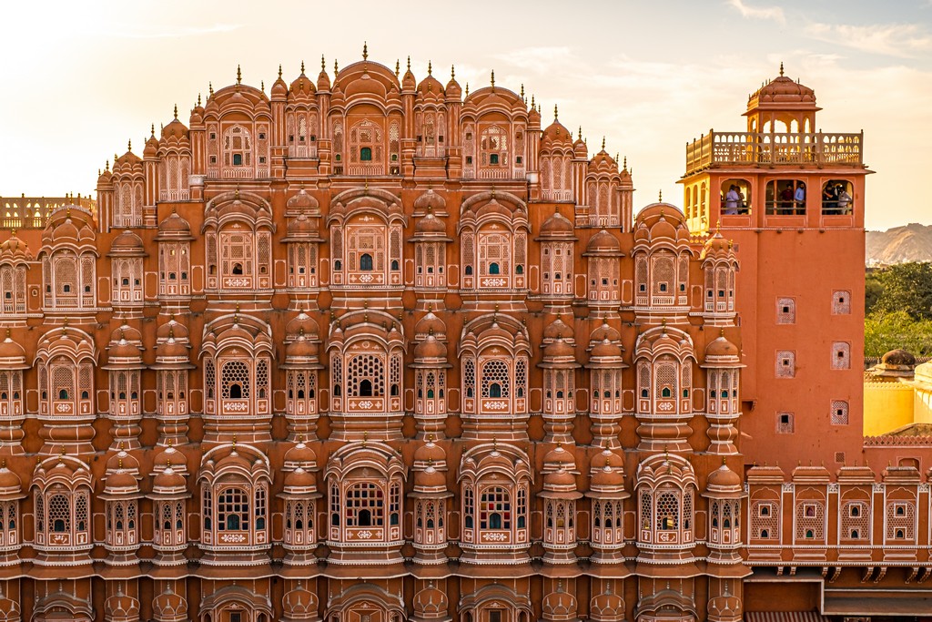 Visita all’Hawa Mahal palazzo rosa