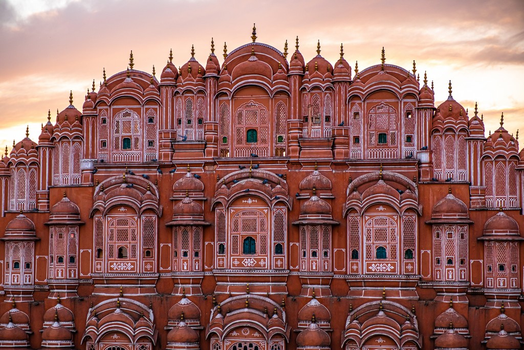 Visita all’Hawa Mahal facciata rosa