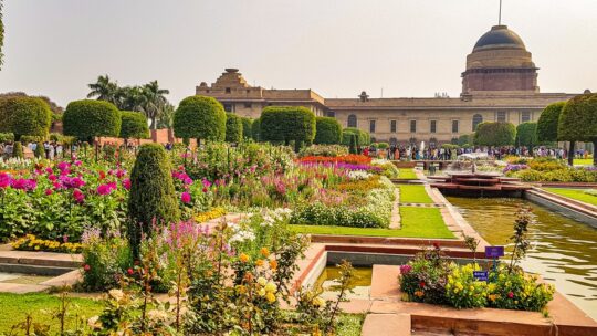 visitare i mughal gardens