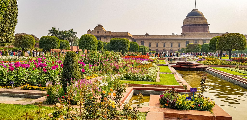 visitare i mughal gardens