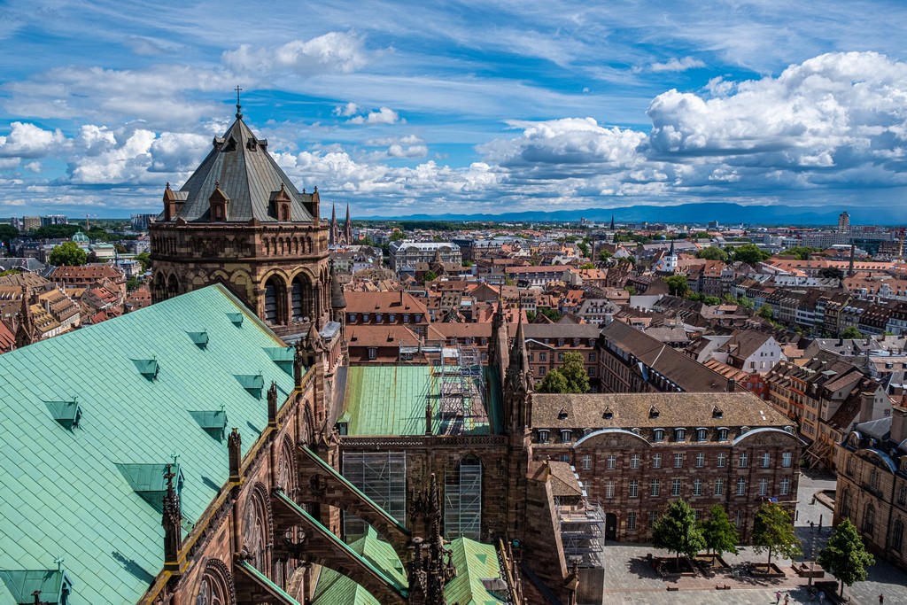 I luoghi più instagrammabili di Strasburgo panorama della cattedrale