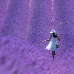 i luoghi più instagrammabili della provenza ragazza in campo di lavanda