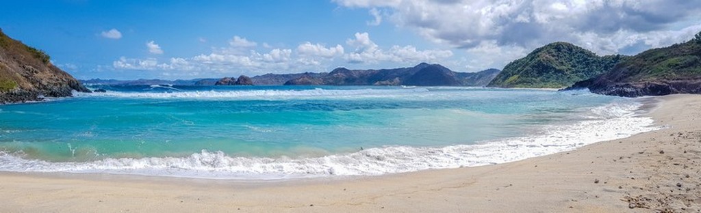 panoramica della spiaggia