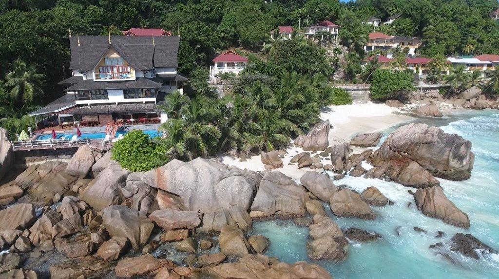 Seychelles fai da te hotel sulla scogliera
