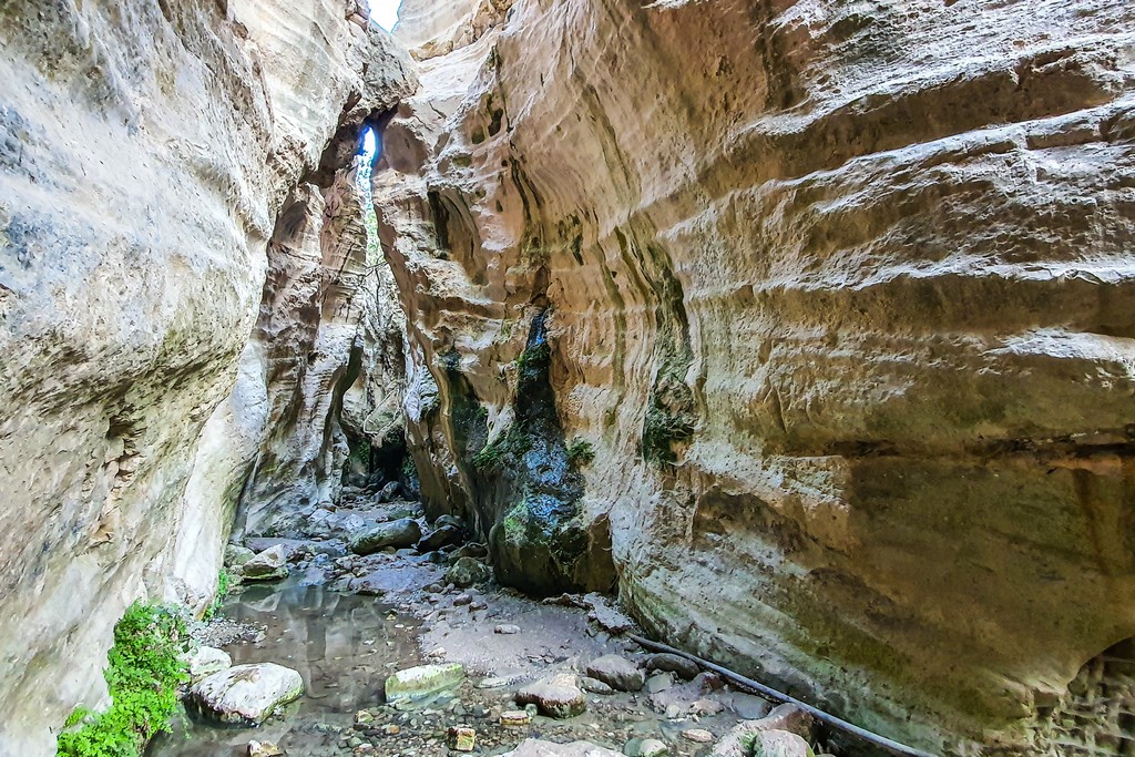 visita alla gola di Avakas interno della gola