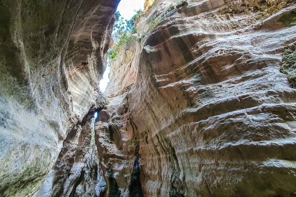 visita alla gola di Avakas interno della gola