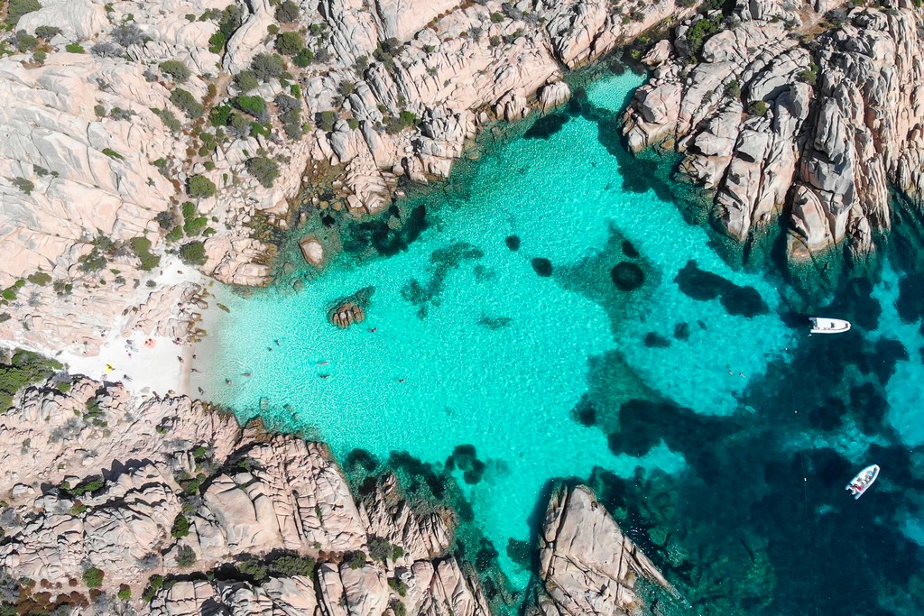 spiaggia vista da sopra