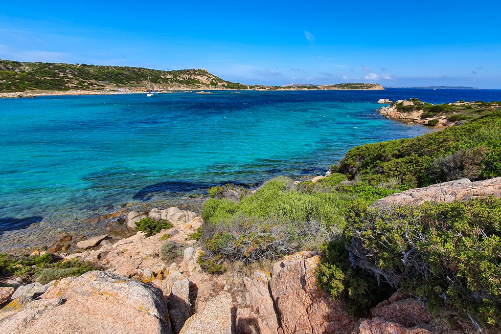 Le migliori spiagge della Maddalena, Sardegna panorama dal punto panoramico