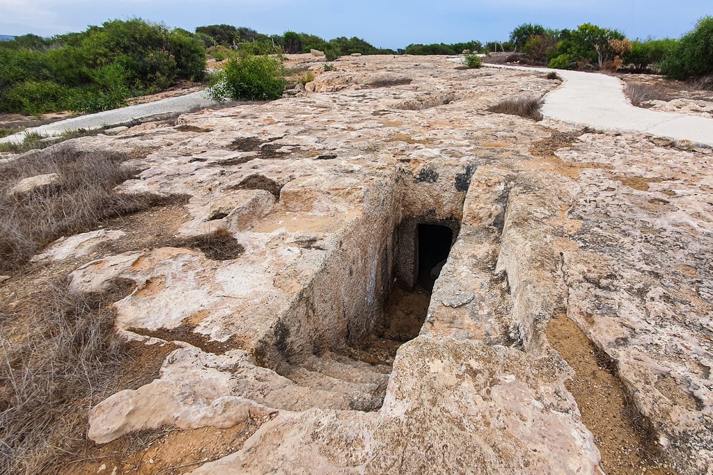 vista di una necropoli