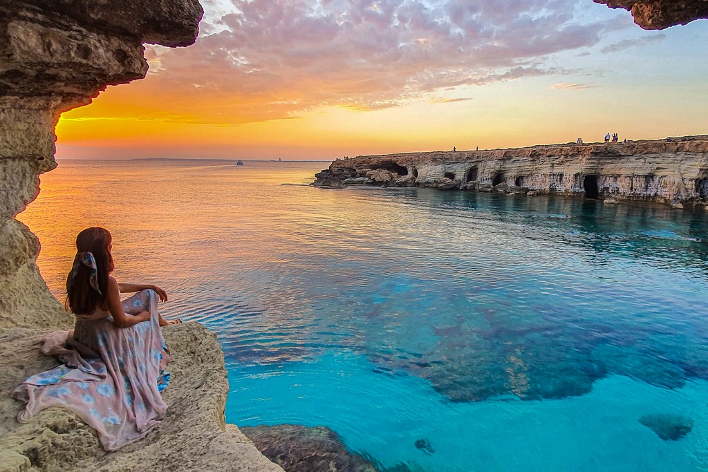 I migliori spot per il tramonto a Cipro agazza al tramonto