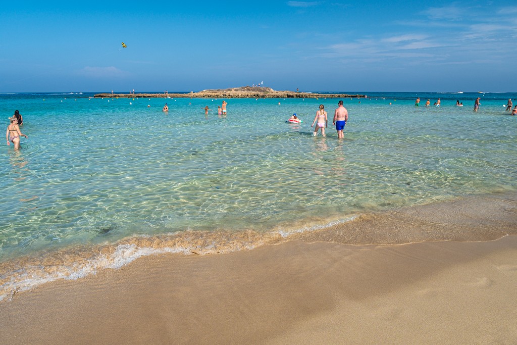 vista della spiaggia