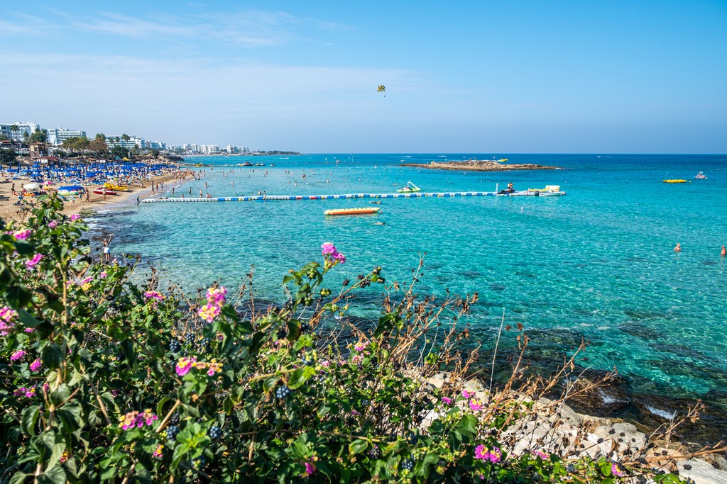 migliori spiagge di Cipro vista della spiaggia