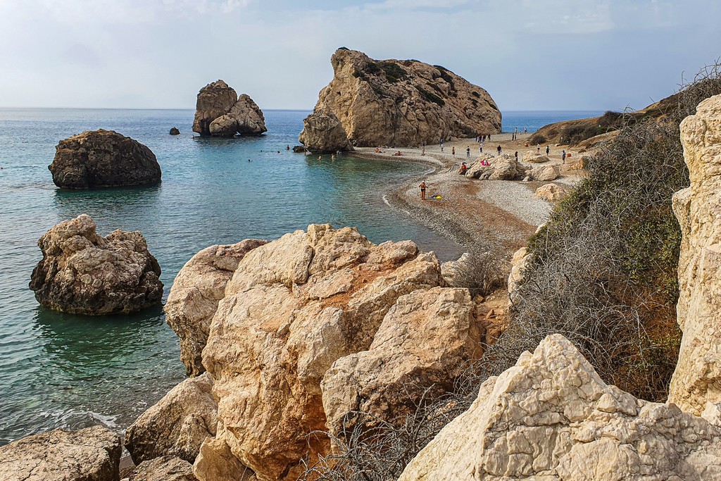 I luoghi più instagrammabili di Cipro spiaggia di afrodite