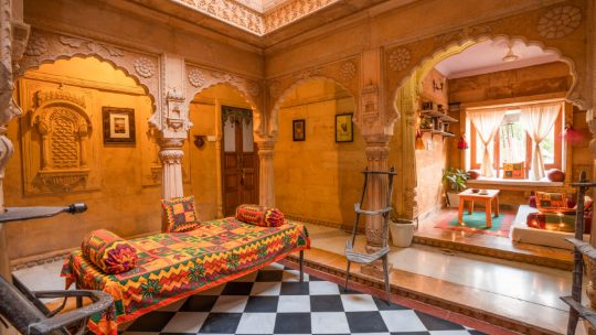 cortile di hotel haveli