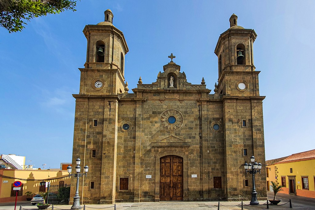 Visita ad Agüimes chiesa della città