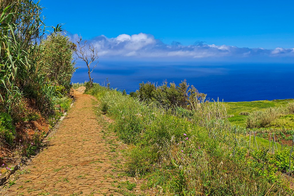 Fare trekking a Madeira sentiero verso il mare