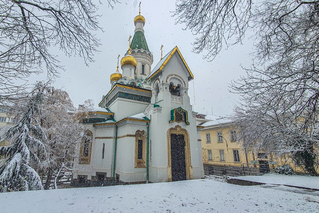 Cosa vedere a Sofia chiesa e neve