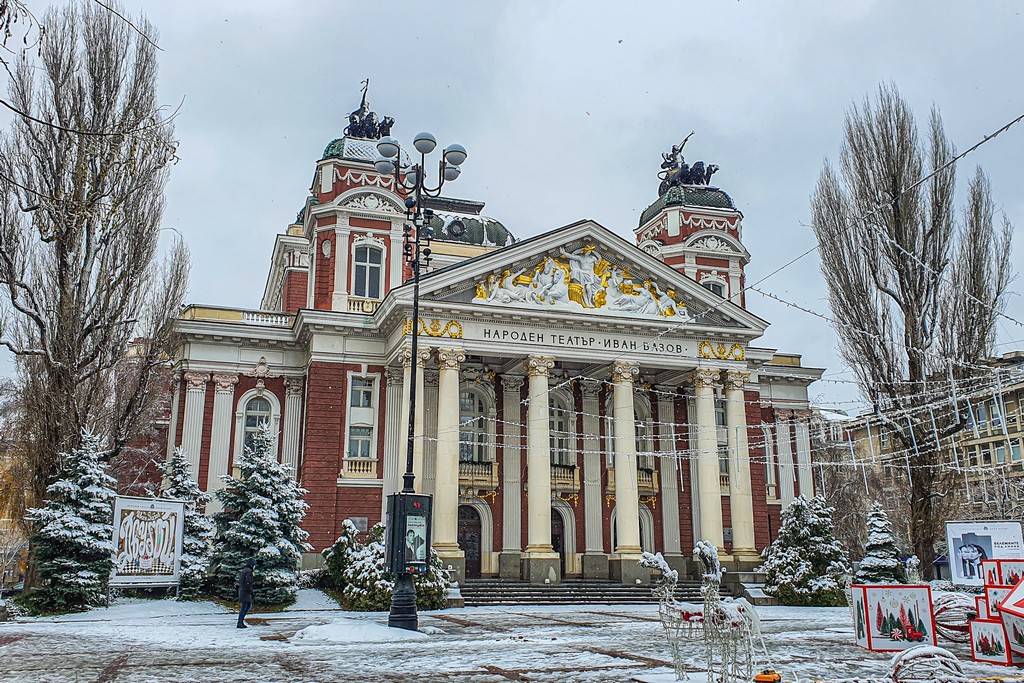 un weekend a Sofia teatro di fronte