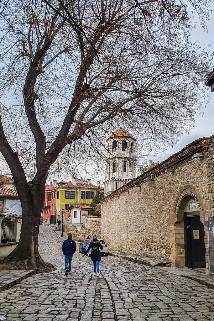 Cosa vedere a Plovdiv in un giorno strada acciottolata