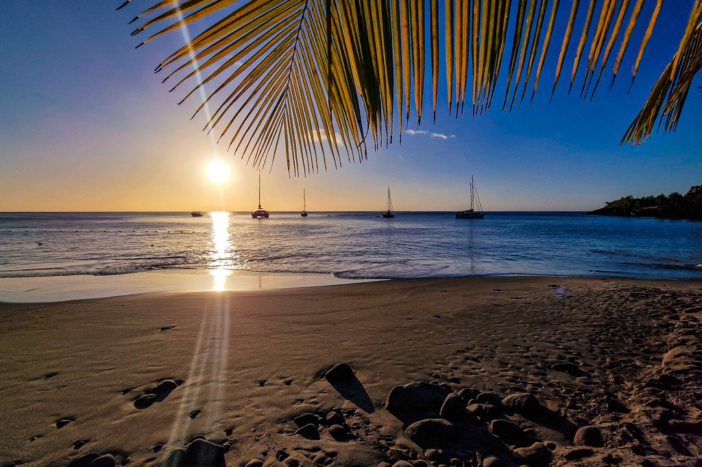 migliori spiagge di Saint Lucia spiaggia con sole