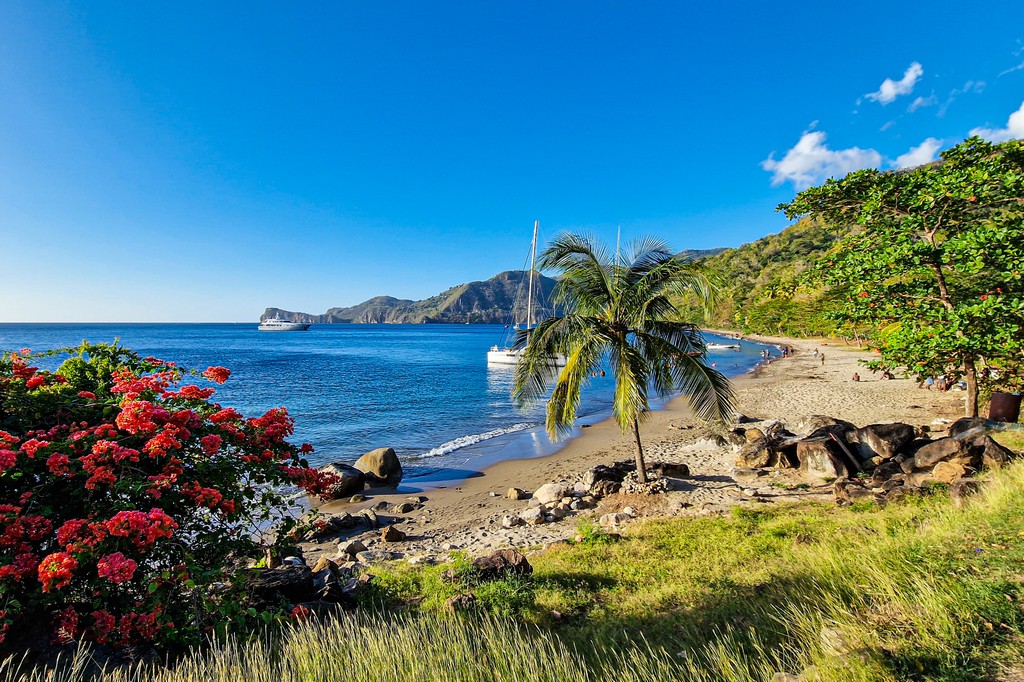 migliori spiagge di Saint Lucia spiaggia lunga