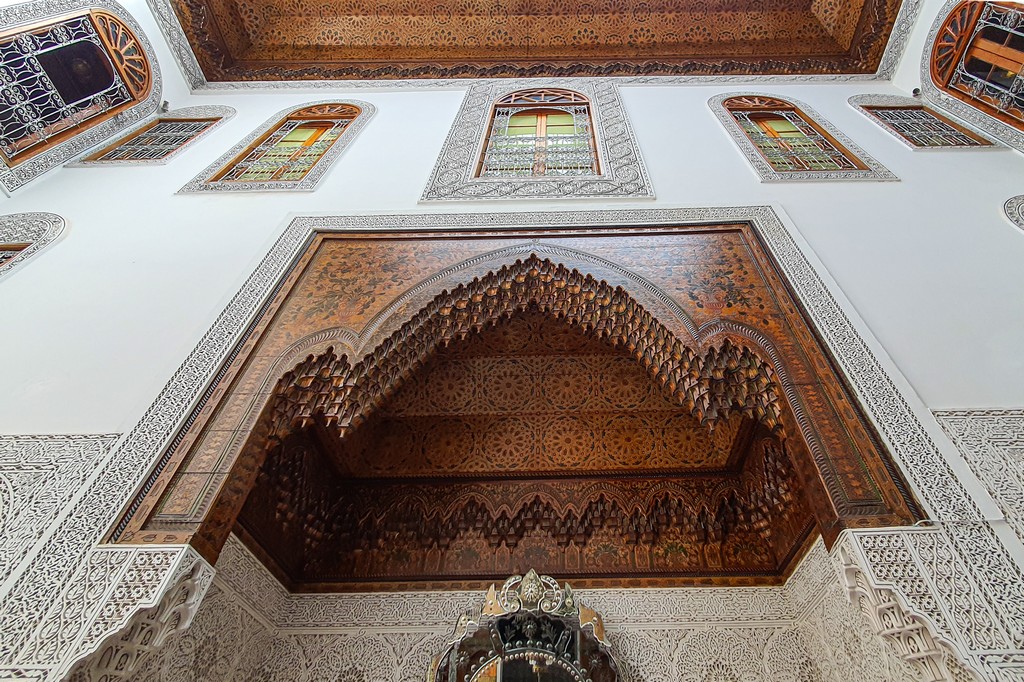 interno di tipico riad marocchino