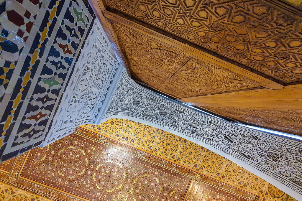 interno di tipico riad marocchino